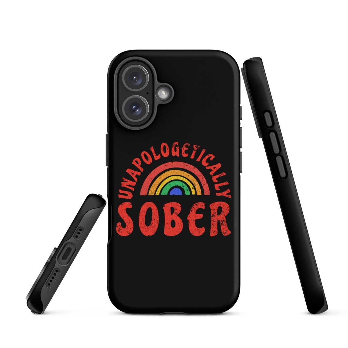 Rainbow iPhone Case - Colorful Protective Cover for iPhone 12/13/14/15 - Shatterproof & Stylish Design - Perfect for Pride Events, LGBTQ+ Support & Everyday Use