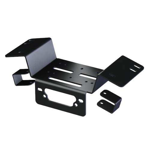 KFI Products 101150 Universal Medium Black ATV/UTV Mounting Bracket - Perfect for Off-Road Vehicles, Hunting & Outdoor Adventures