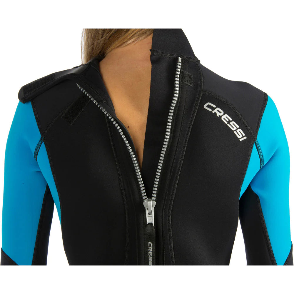Cressi Morea 3mm Women's Wetsuit - Snorkeling, Scuba Diving & Water Sports for Comfortable Warmth