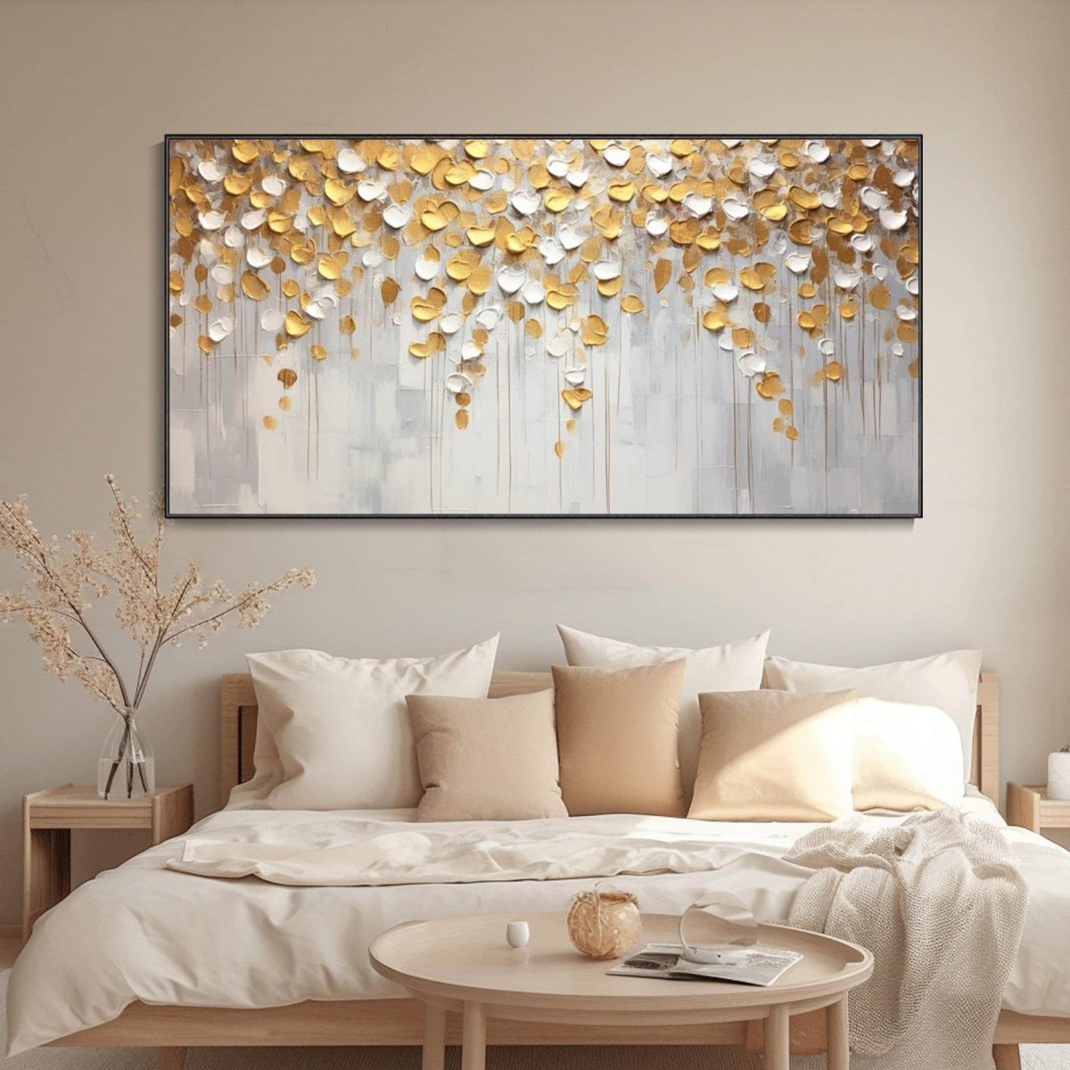 Golden Canopy - Elegant and Durable Home Decor for Living Room, Bedroom, or Outdoor Patio - Perfect for Weddings, Parties, and Special Events