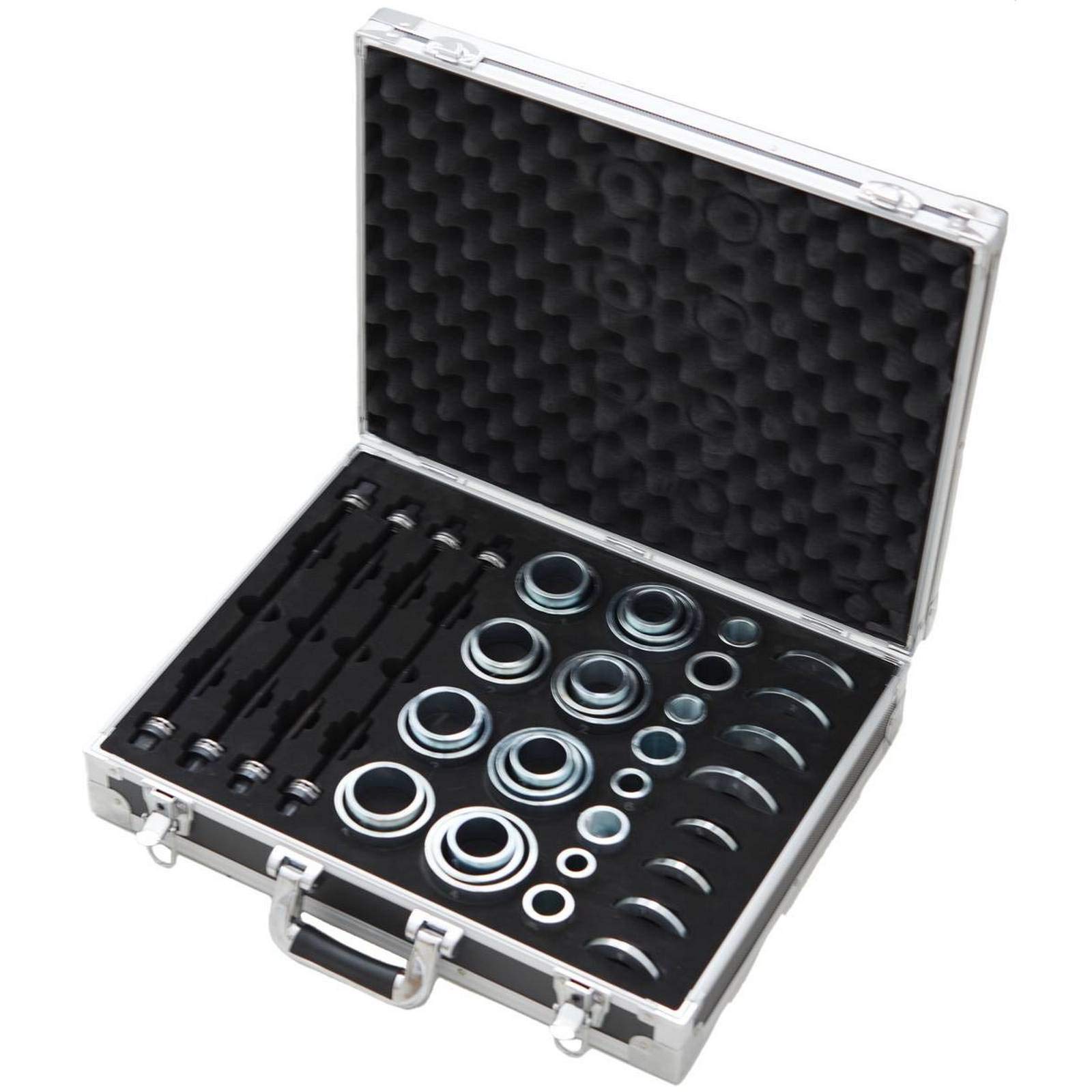 Febest Bushing Manual Press Tool Kit FEST-1 - Professional Suspension Bushing Removal & Installation Tool Set for Cars, Trucks & SUVs - Perfect for DIY Auto Repairs & Garage Mechanics