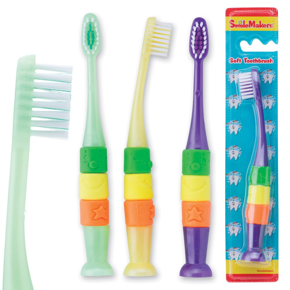 Youth Fun Grip Toothbrushes - Pack of 48 Soft Bristle Kids Toothbrushes for Easy Brushing | Perfect for Home, School & Travel Oral Care