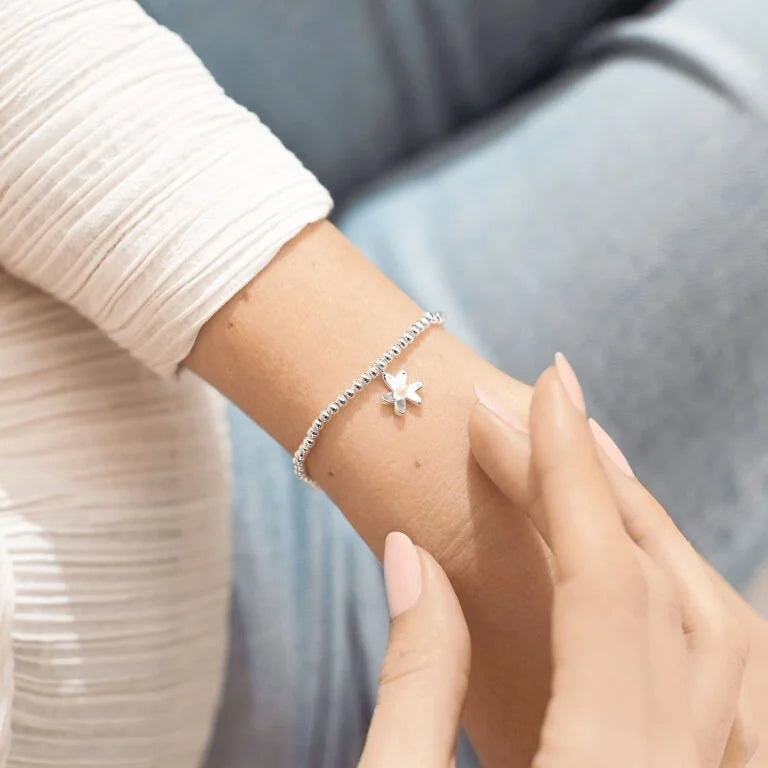 Joma Jewellery Mother of the Bride Bracelet - Elegant Silver or Gold Plated Beaded Bracelet for Weddings, Special Occasions & Gifts
