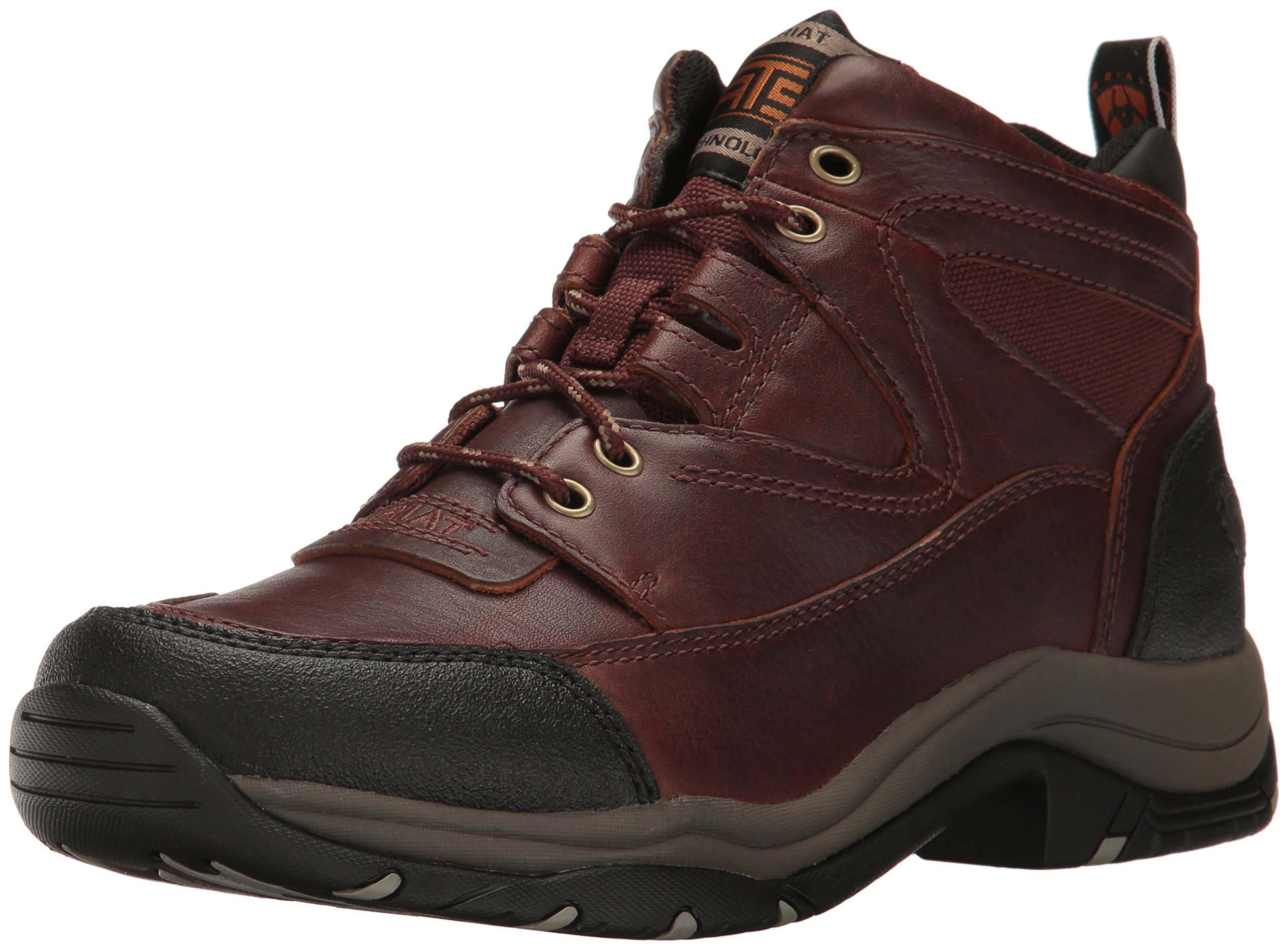 Ariat Men's Terrain Leather Hiking Boots - Waterproof Outdoor Work Boots for Men, Durable Comfortable Hiking Shoes for Trail Walking, Camping & Hunting