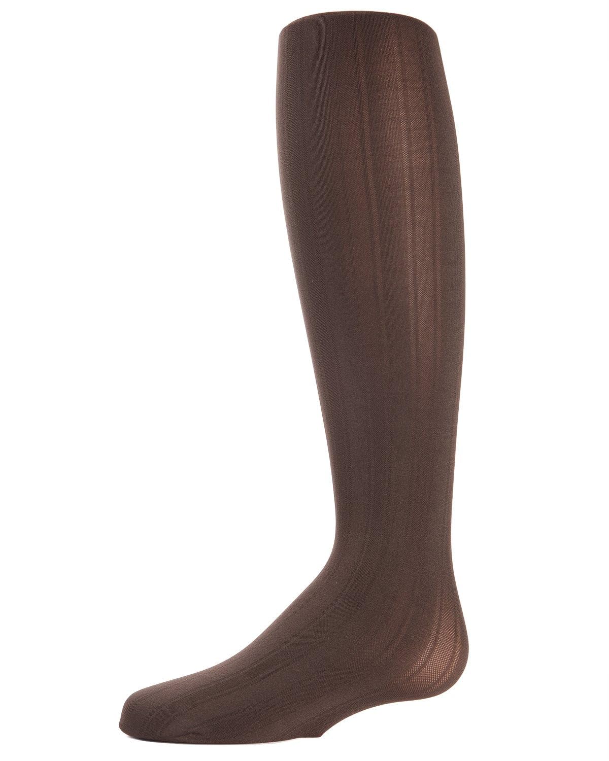 MeMoi Girls' Vertical Striped Tights - Essential Fashion Leggings for School, Dance & Everyday Wear