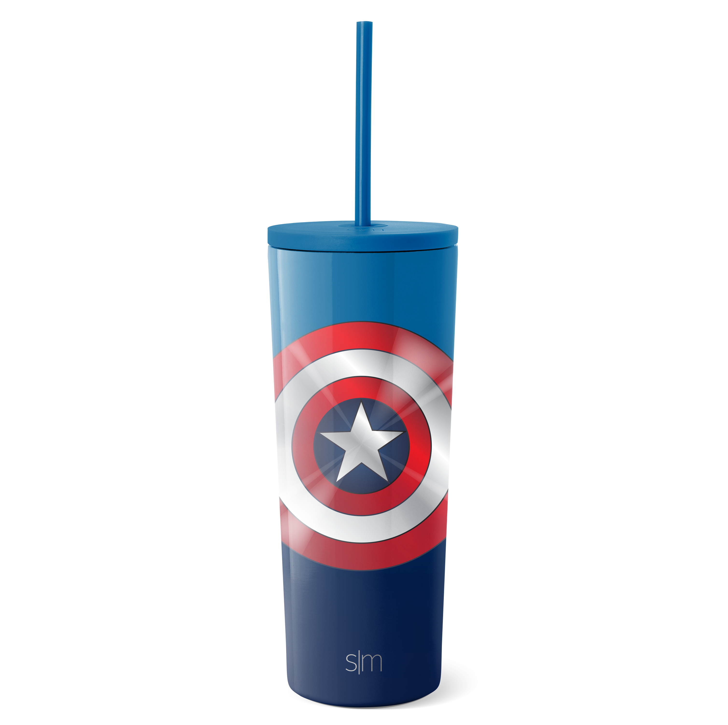 Marvel Classic Stainless Steel Tumbler with Lid and Straw - 20oz Insulated Travel Mug for Hot & Cold Drinks - Perfect for Office, Gym, and Outdoor Adventures