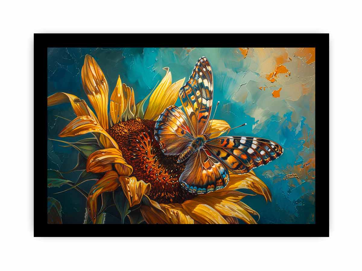 Butterfly Framed Print - Elegant Wall Art Decor for Home, Office & Gift - Perfect for Living Room, Bedroom & Nursery Decoration