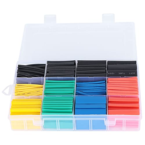 Heat Shrink Tubing for Wire Connection - Insulated Protection Tube for Circuit Wiring Harness Repair (Assorted Colors) - Ideal for Electrical Repairs, Automotive Wiring & DIY Projects