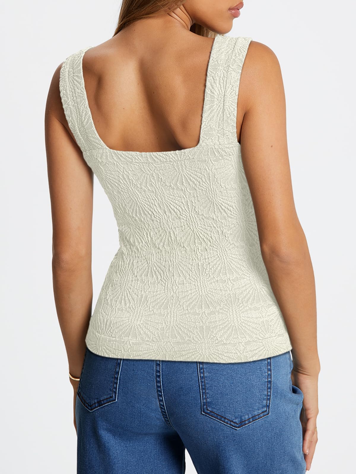 AUTOMET Women's Square Neck Crop Tank Top - Summer Sleeveless Cami Y2K Fashion Top for Vacation, Beach, Party & Casual Outfits | Trendy 2025 Going Out Clothes