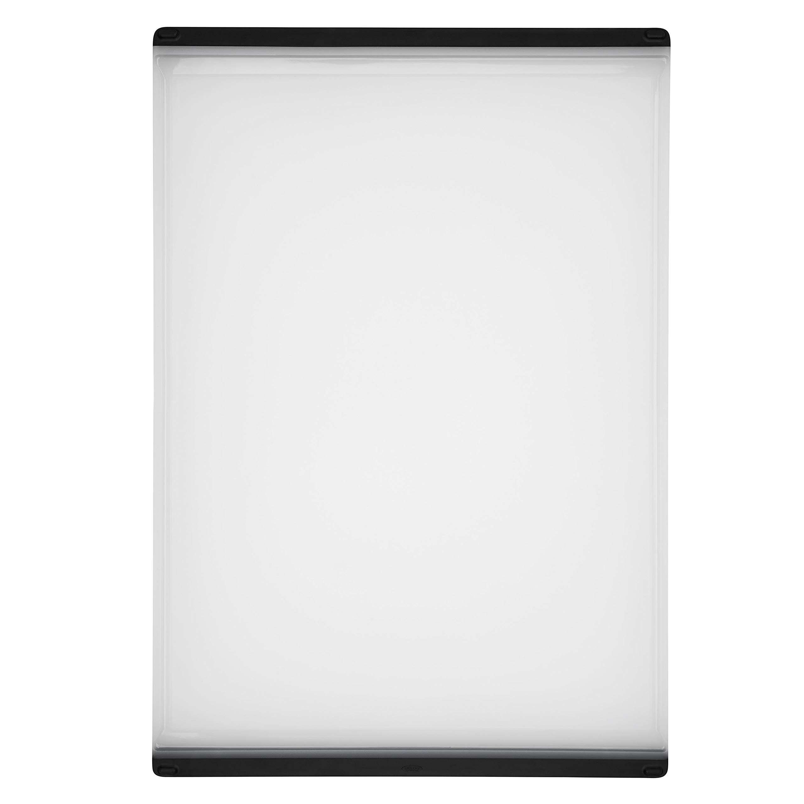 OXO Good Grips Plastic Carving & Cutting Board Set - 2-Piece Non-Slip Kitchen Cutting Boards for Meat, Vegetables & Fruits - Perfect for Meal Prep & Home Cooking
