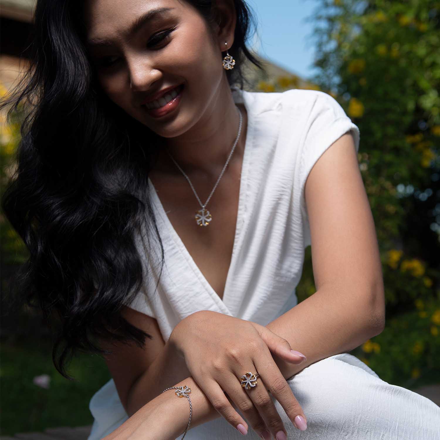 Handmade Lanna Knot Earrings - Traditional Thai Silver Jewelry for Women - Perfect for Weddings, Parties & Cultural Events