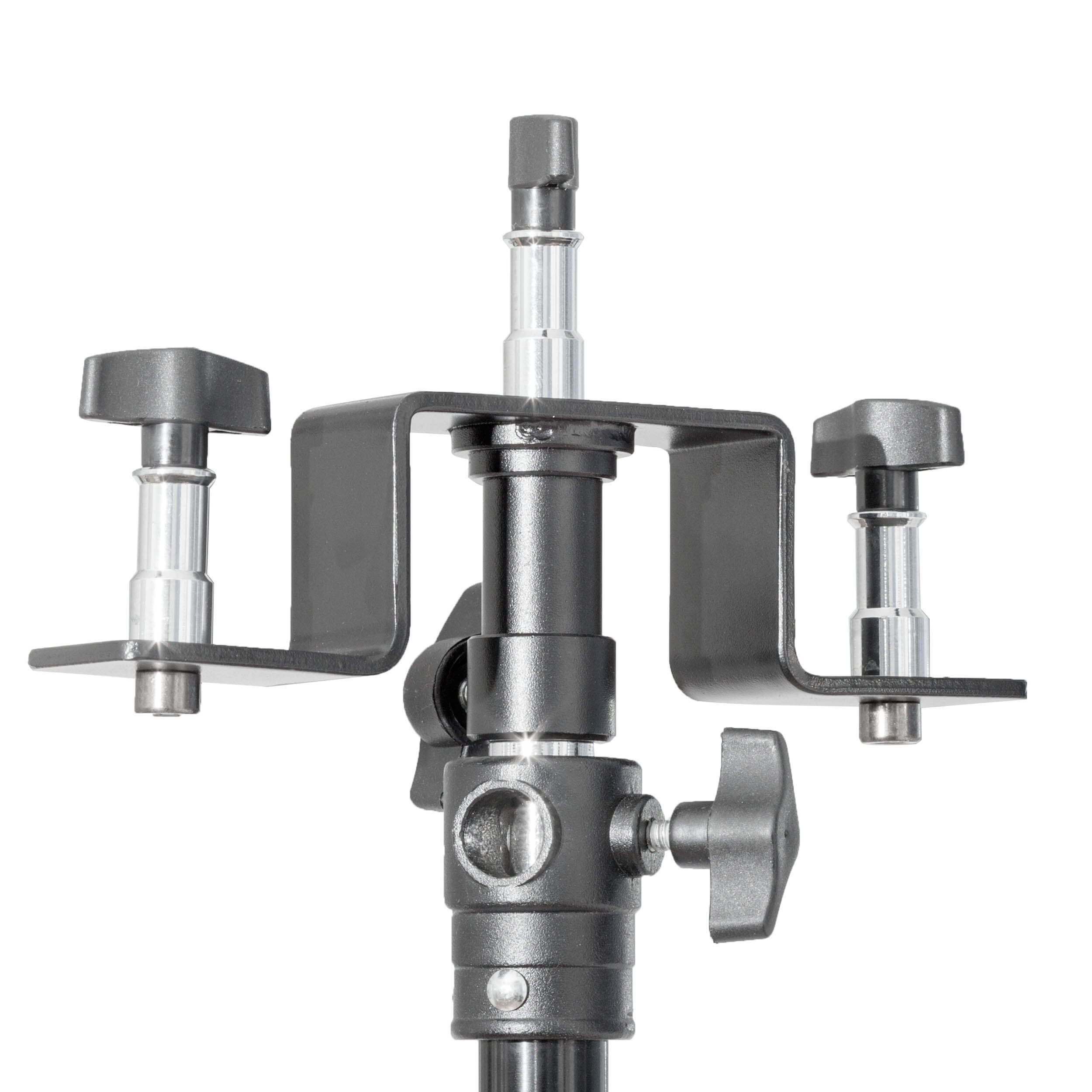 Professional Dual Telescopic Adjustable Background Support System - Perfect for Photography, Video Shooting & Live Streaming - Ideal for Studios, Content Creators & Home Use