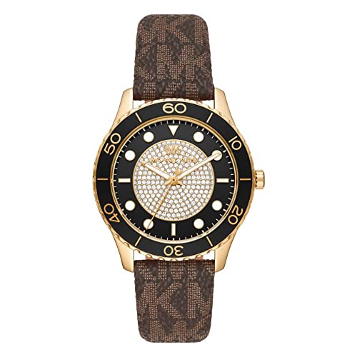 Tan and Gold Tone