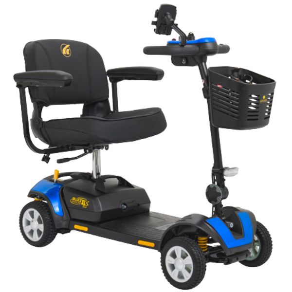 Golden Technologies Buzzaround XLS HD 4-Wheel Mobility Scooter - Heavy Duty Electric Scooter for Adults & Seniors - Indoor/Outdoor Use for Shopping, Travel & Home Mobility