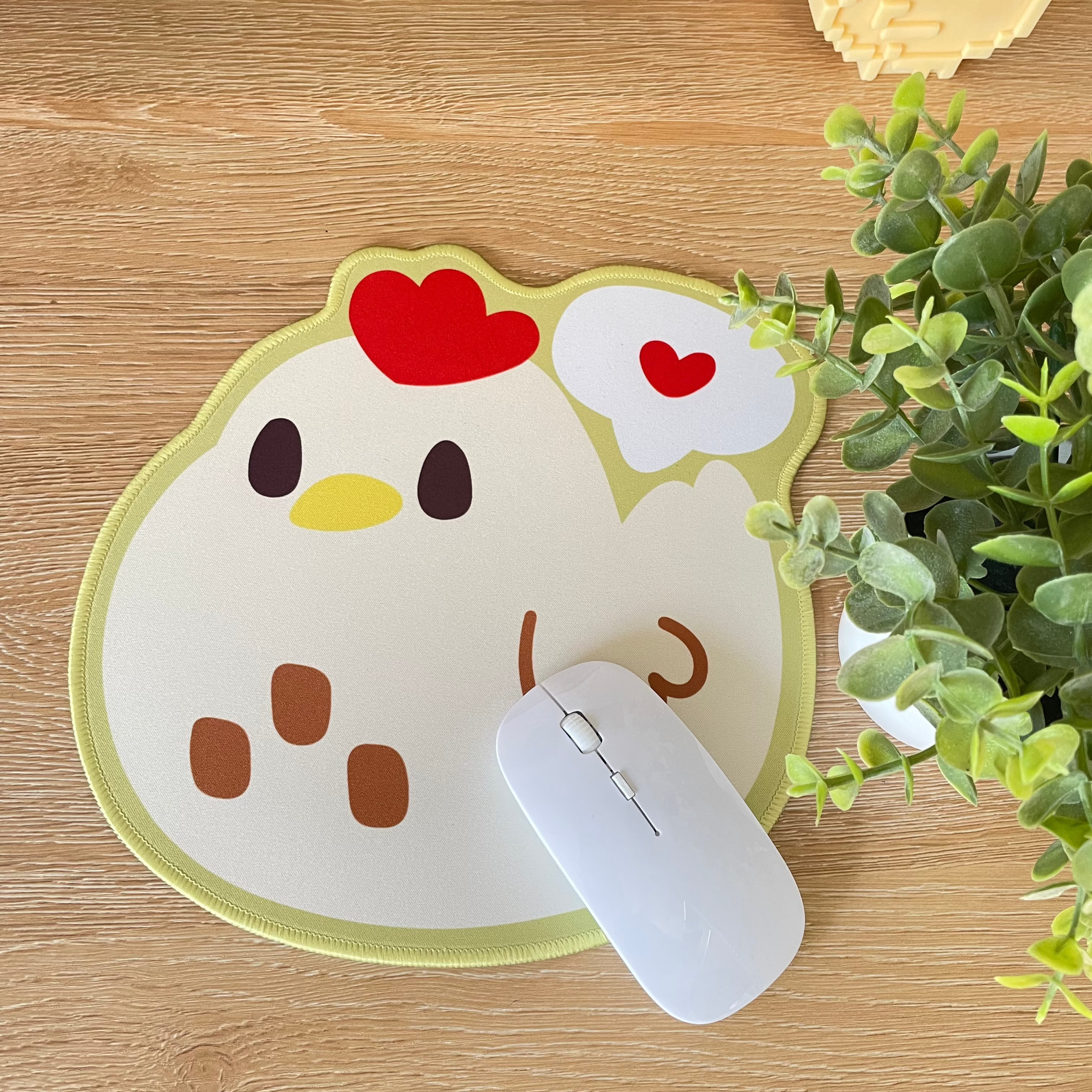 Stardew Valley Chicken Mini Mouse Pad - Cute Gaming Mousepad for PC, Laptop, Desk - Perfect for Gamers, Office Work & Home Computer Setup