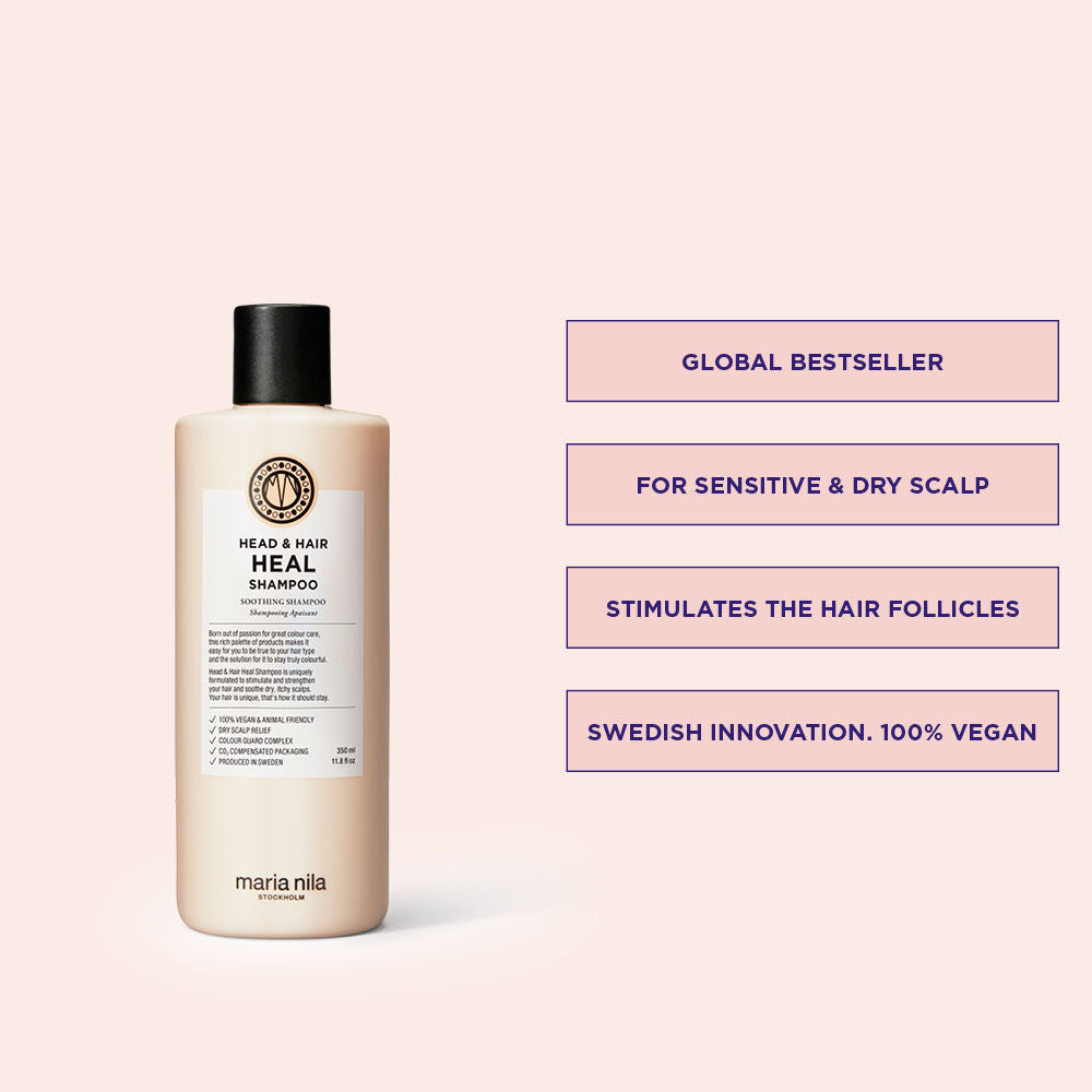 Healing Head & Hair Shampoo for Dry Scalp & Damaged Hair - Gentle Cleansing & Nourishing Formula for Daily Hair Care Routine