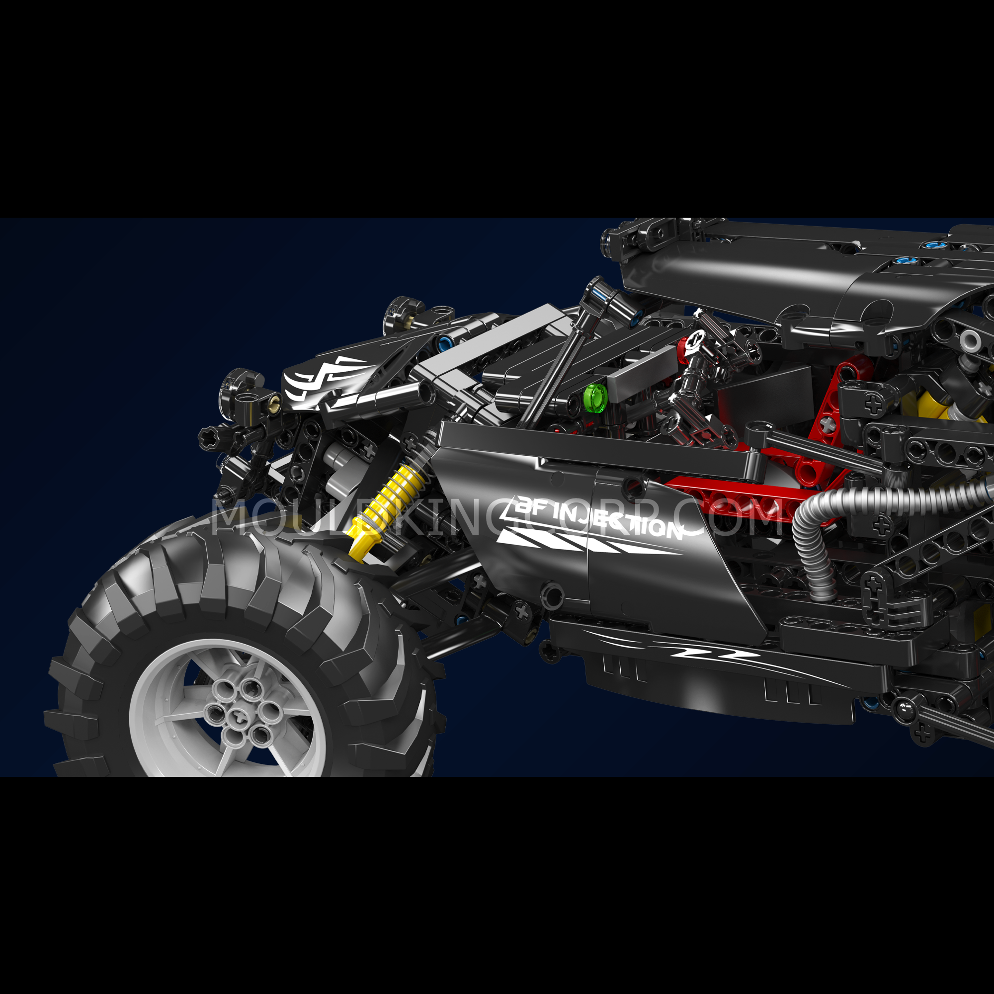 Mould King 18038 Off-Road Racing Buggy Building Kit - 1,016 Piece RC Car Model Set for Adults & Teens | STEM Toy for Creative Play, Birthday Gifts & Collector's Display