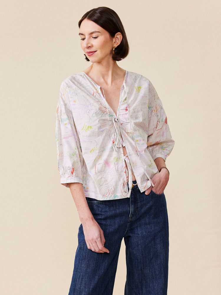Stylish Jacobs Blouse for Women - Trendy Floral Print Casual Shirt - Perfect for Office, Party & Everyday Wear