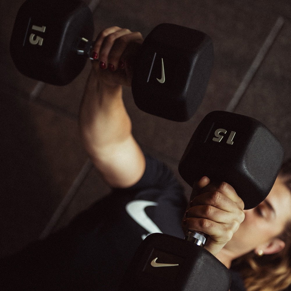 Nike Strength Dumbbells - Sold Individually - Perfect for Home Gym & Weight Training Workouts