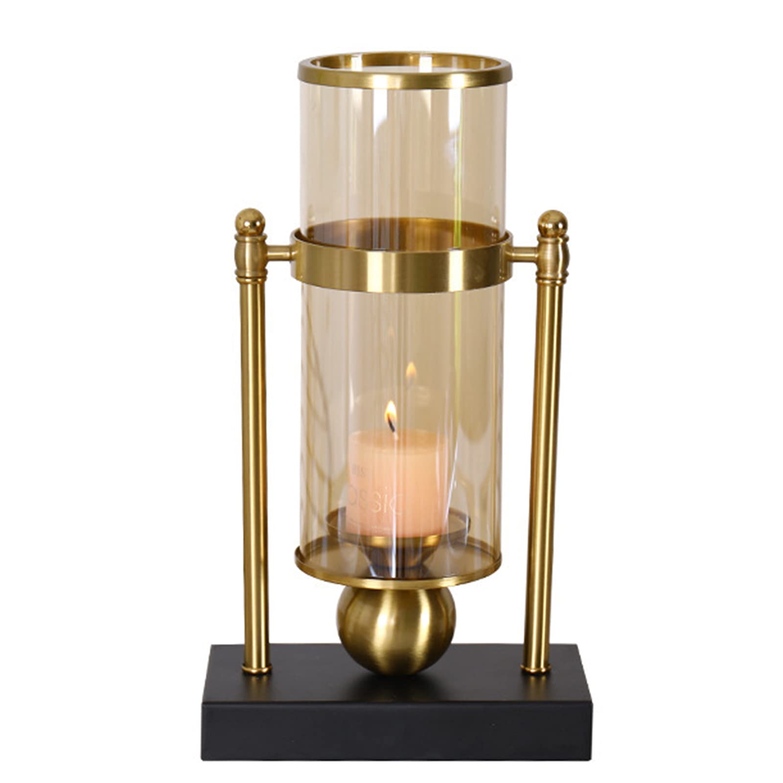 CHUANGRUN Elegant Pillar Candlestick Holders - Decorative Candle Holders for Wedding, Valentine's Day & Christmas - Perfect for Candlelight Dinners, Home Decor, Party Centerpieces & Coffee Table Displays