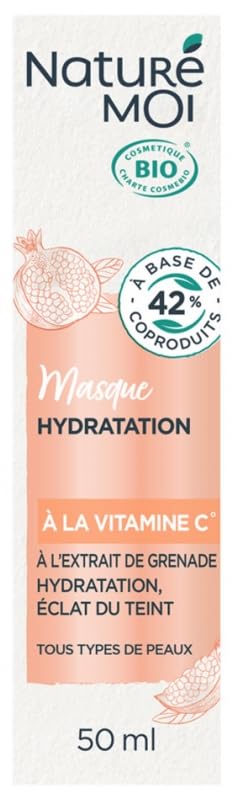 Organic Hydration Face Mask 50ml - Deep Moisturizing & Nourishing for Dry Skin - Perfect for Night Care & Spa Days