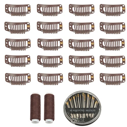 Dark Brown 9-Teeth 30pcs