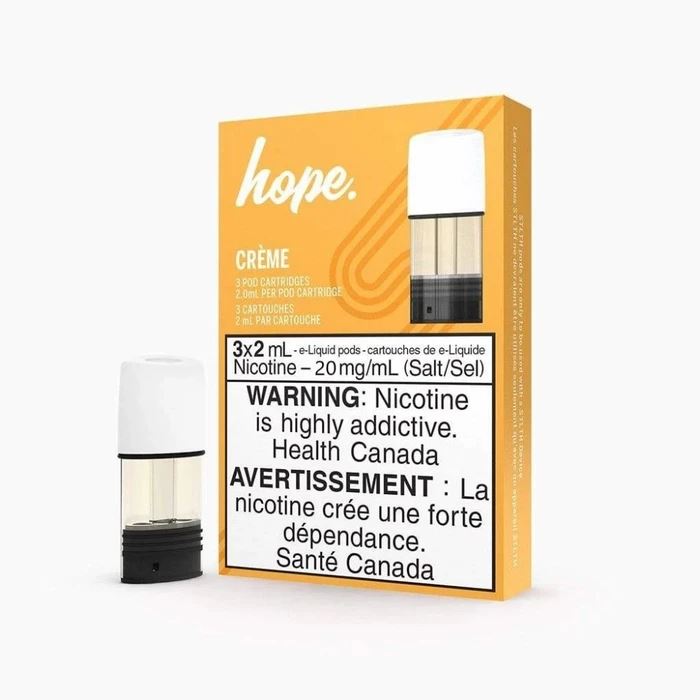 Hope Creme STLTH Vape Pods - Refillable & Flavorful E-Liquid Cartridges for STLTH Devices | Perfect for On-the-Go Vaping & Discreet Use
