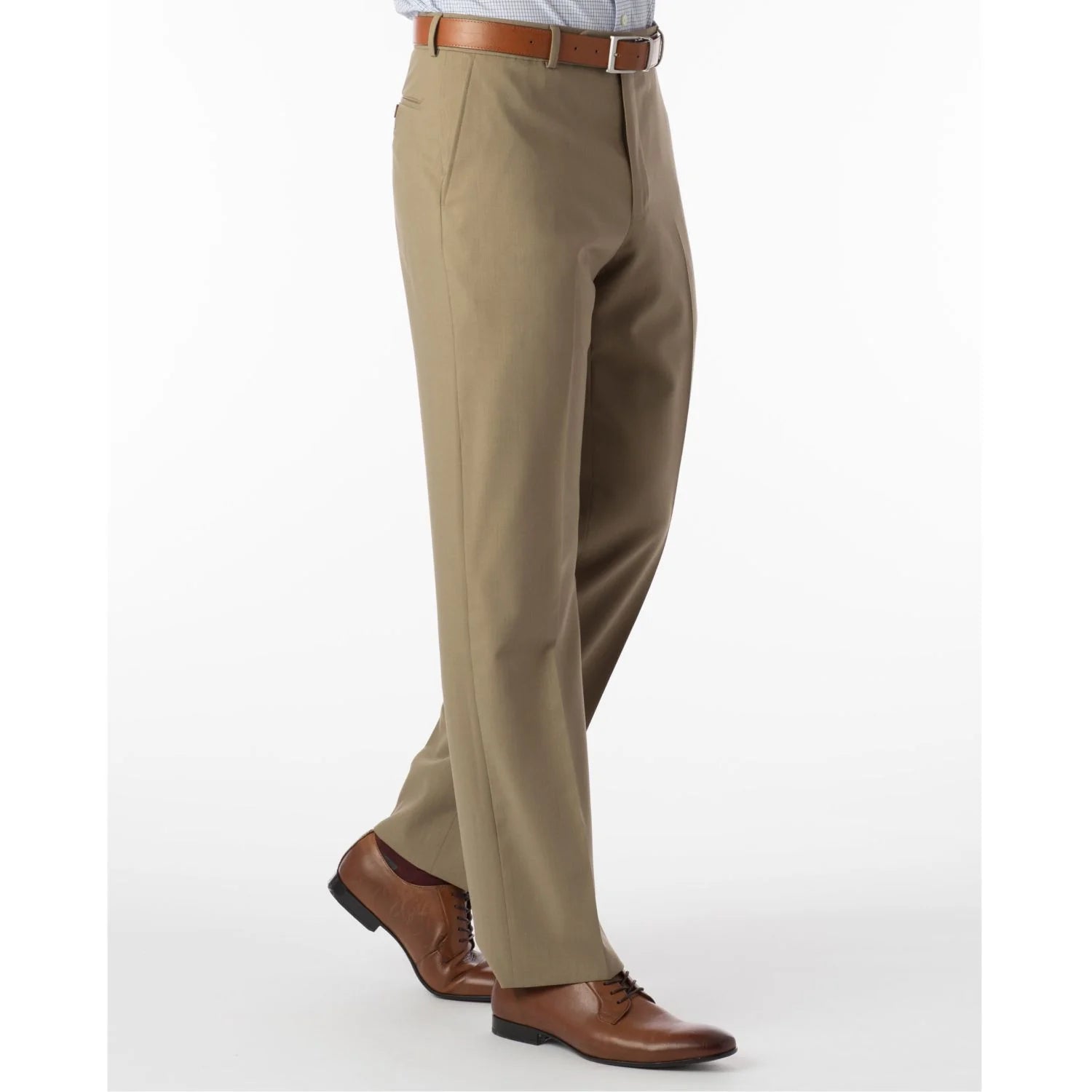 Allen Oniel Khaki Travel Twill Dress Pants for Men - Comfortable Business Casual & Office Wear - Perfect for Work, Travel & Formal Occasions
