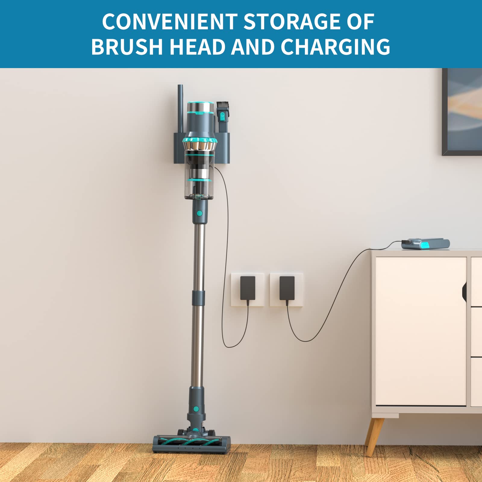 Belife Wall Hanger Hook Replacement for BVC11 & BVC12 Cordless Vacuum Cleaner - Durable Mounting Bracket for Home, Garage, and Office Organization
