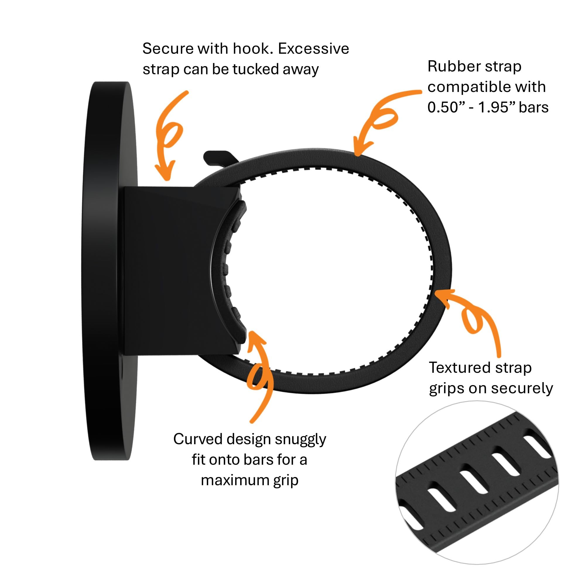liuliuby Magnetic Peloton Phone Mount - Secure Treadmill & Exercise Bike Phone Holder for MagSafe | Durable Indoor Cycling & Workout Accessories with Strong Magnet Strap | Perfect for Peloton Bike, Treadmill & Home Gym Use