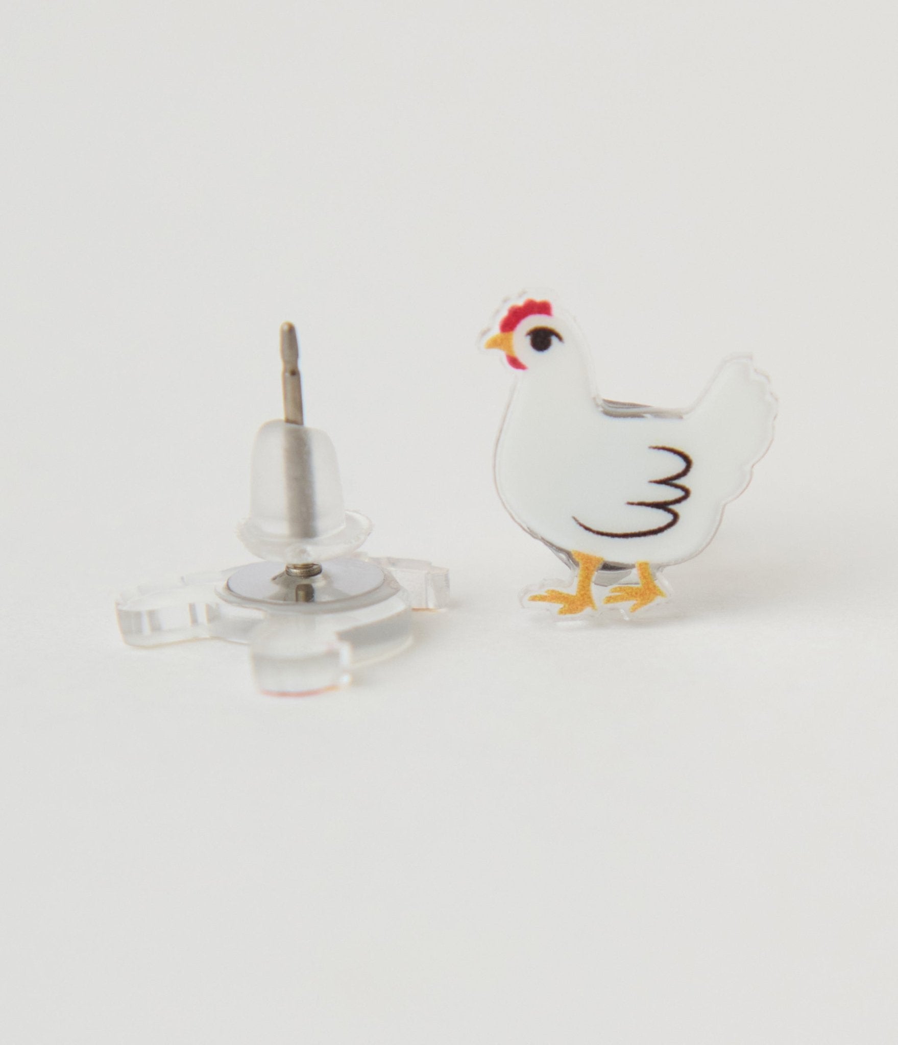 Cute Chicken Earrings for Women - Fun Animal Jewelry for Casual Wear & Gifts - Perfect for Everyday Style, Parties, and Festivals