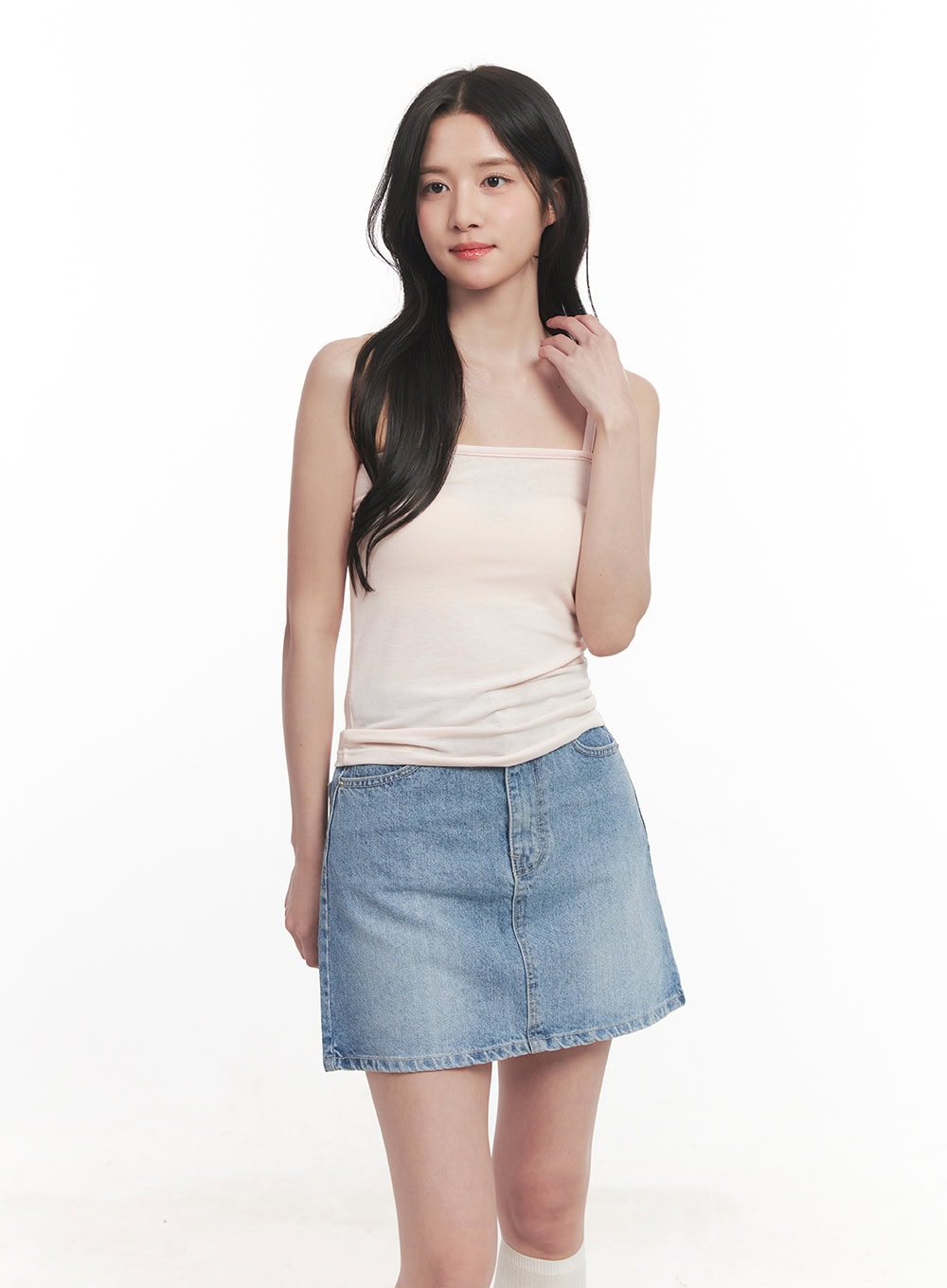 Essential Square Neck Cami Top for Women - Soft Stretchy Basic Tank Top - Perfect for Layering, Casual Wear & Summer Outfits