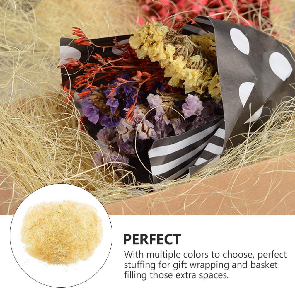 POPETPOP 3-Pack Chicken Coop Grass Nest Mats - Natural Jute Silk Filler for Decor, Party & Wedding Supplies | Eco-Friendly Box Filling Material | Flexible Jute Wire for DIY Crafts, Farmhouse Decor & Event Styling