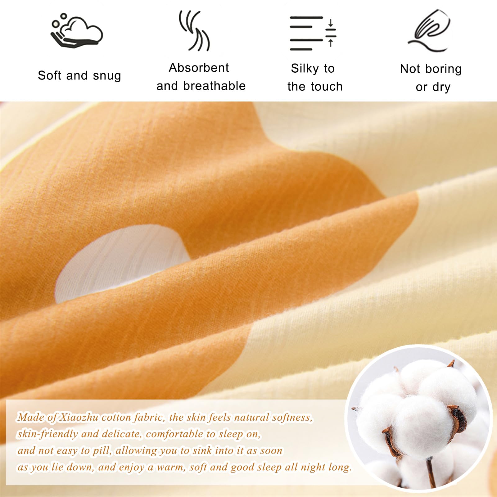 Organic Cotton Quilt - All Season Reversible Winter Comforter with Soy Fiber Filling | Soft & Cozy Bedding for Home, Hotel & Guest Room | Dopamine Design 200x230cm (3kg) | Perfect for Cold Nights & Cozy Decor