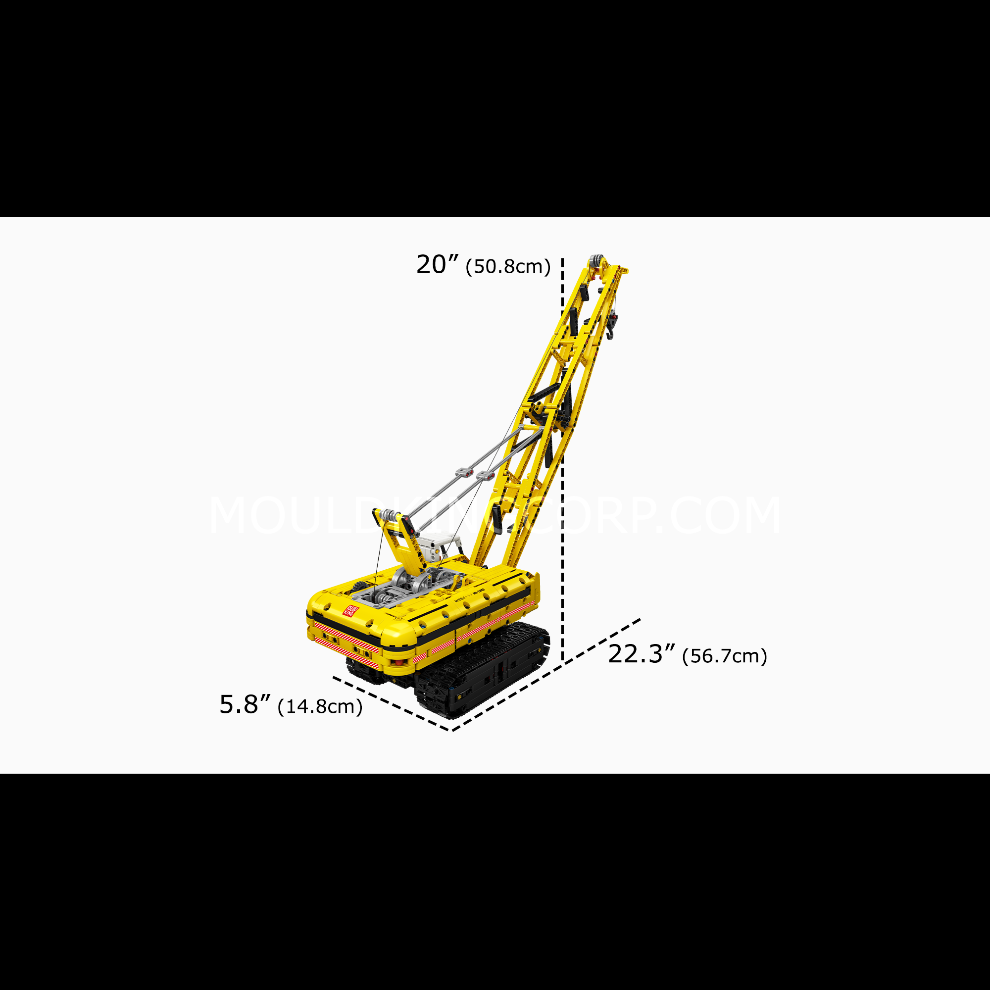 Mould King 15069/15070 Crawler Crane Remote Control Building Blocks Set - 1,292 PCS STEM Construction Toy for Kids & Adults | Perfect for DIY Projects, Engineering Learning & Collectible Display