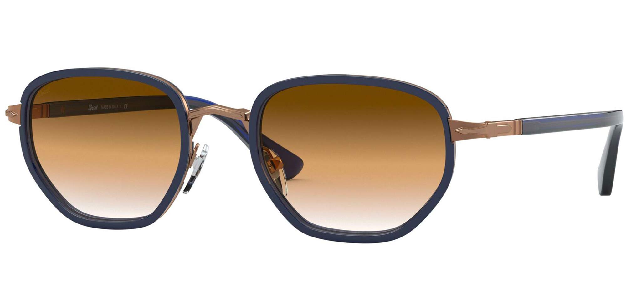 Persol PO2471S Round Sunglasses for Men & Women - Classic Vintage Style UV Protection - Perfect for Driving, Travel & Outdoor Activities