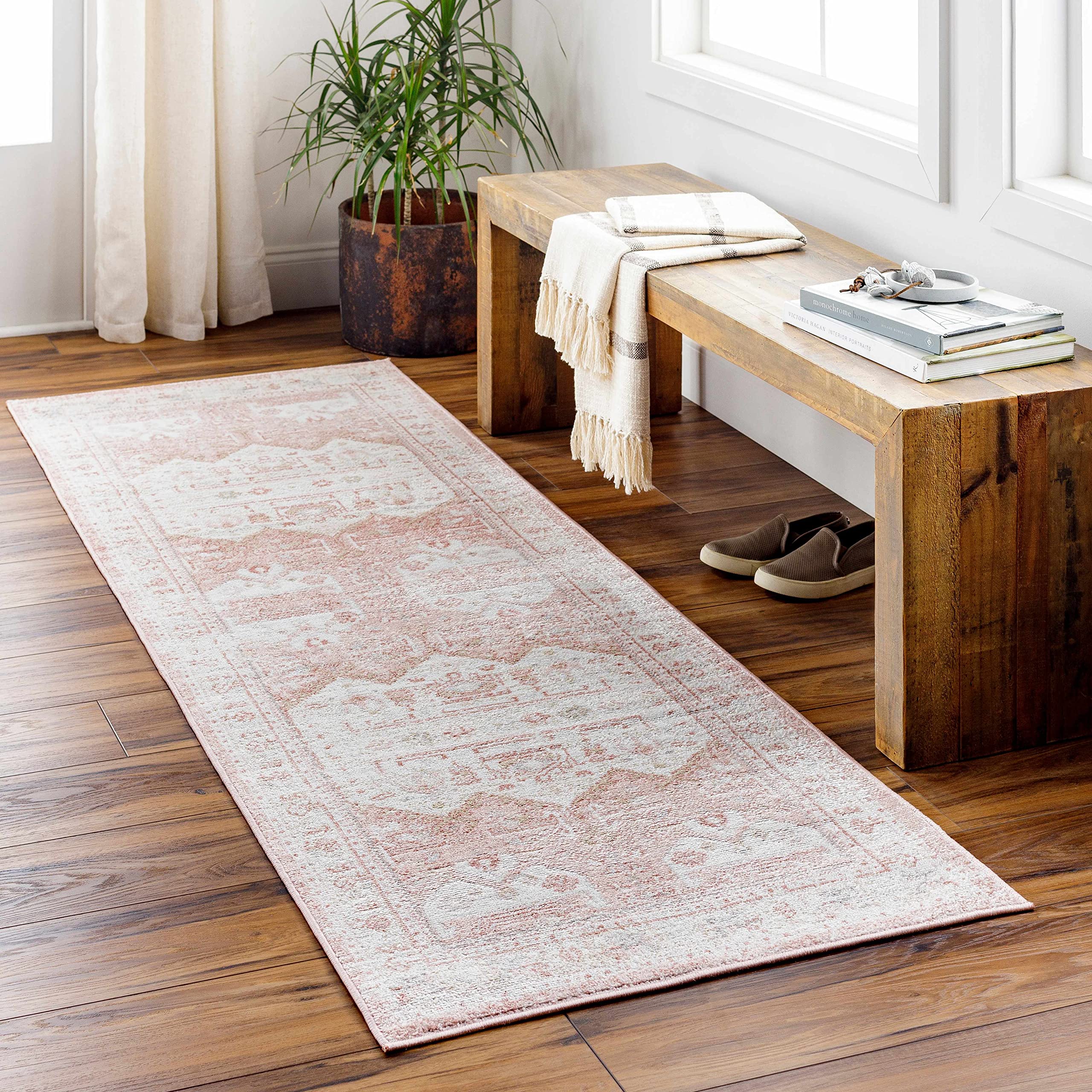 Hauteloom Kendal Traditional Beige and Gray Area Rug 7'10
