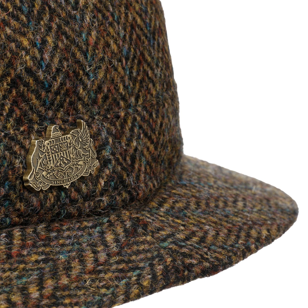 Stetson Deerstalker Hat - Premium Harris Tweed Wool Hunting Cap for Men | Outdoor Adventure, Winter Fashion & Sherlock Holmes Style