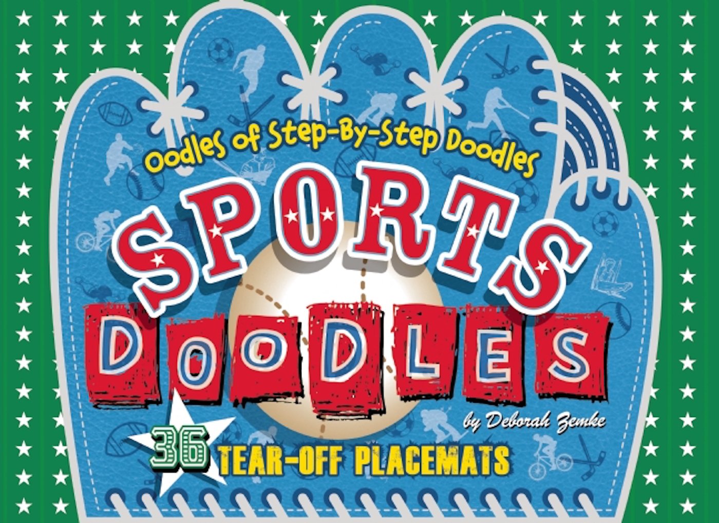 Sports Doodles Placemats - Fun & Creative Table Mats for Kids - Perfect for Dining, Arts & Crafts, and Party Decorations