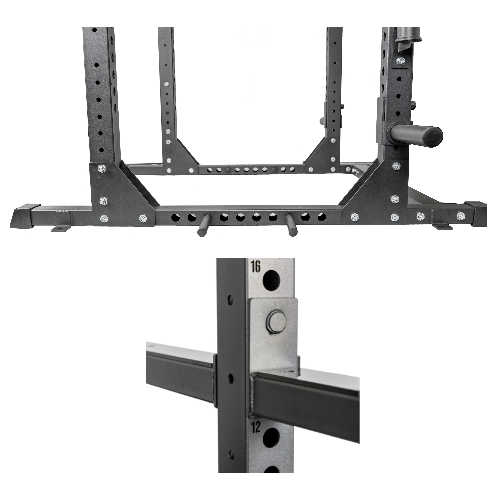 Hulkfit Elite Series Power Cage with Accessories - Heavy Duty Home Gym Equipment for Strength Training & Weightlifting | Perfect for Garage, Basement & Home Workouts