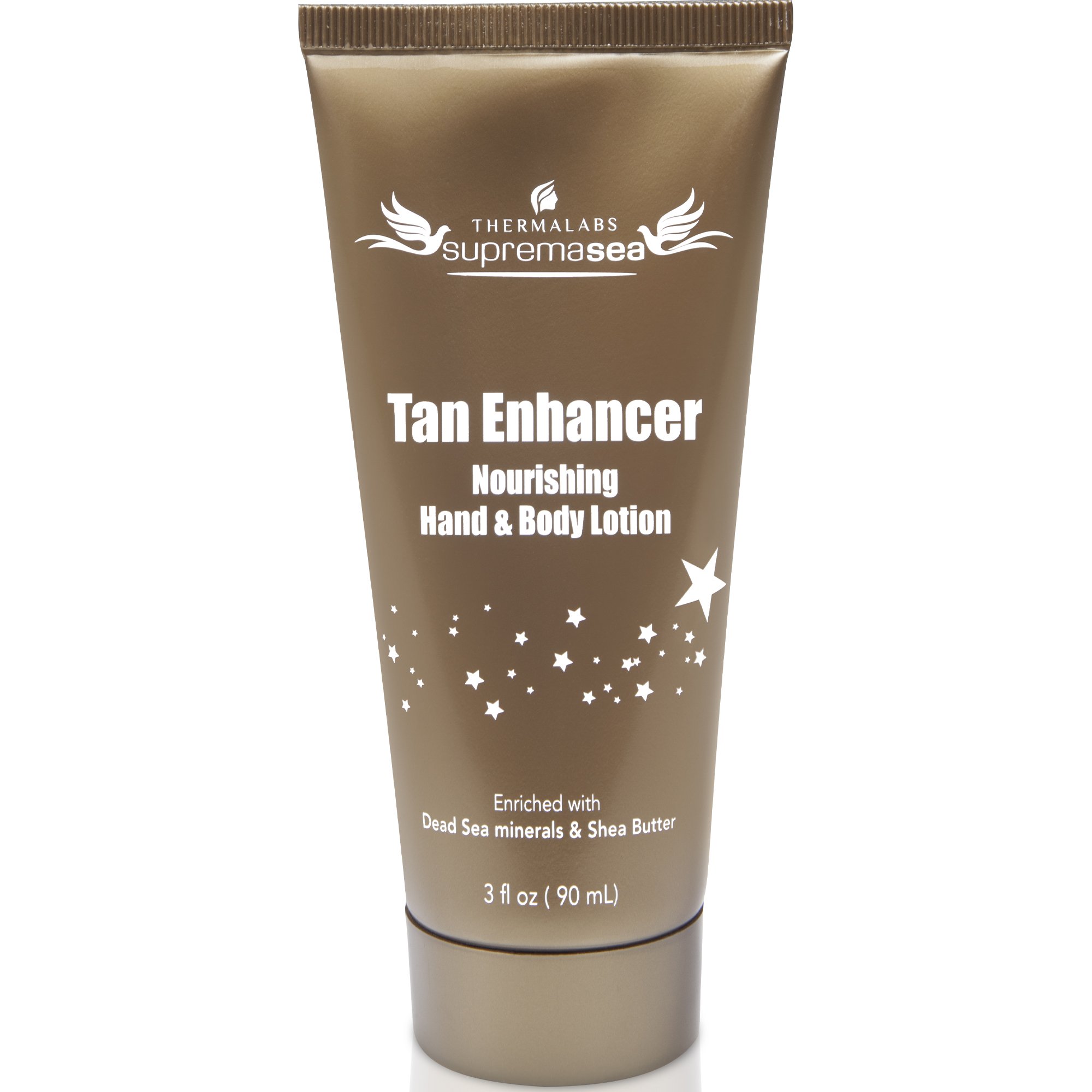 Best Tan Enhancer Body Lotion for Sun-Kissed Glow - 90ml | Natural Bronzing Moisturizer for Face & Body | Perfect for Beach, Pool & Summer Vacation