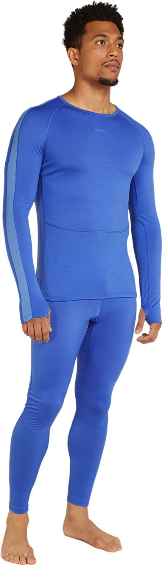 200 ZoneKnit Long Sleeve Crewneck Thermal Top for Men - Warm Winter Base Layer for Outdoor Activities & Cold Weather Sports