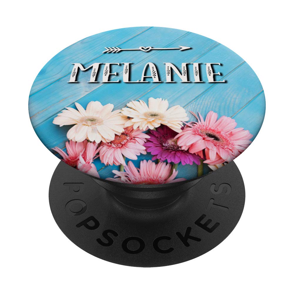 Melanie Flowers Gift - Rose, Pink, Blue, Black Barnboard Floral Arrangement for Home Decor, Wedding Centerpieces & Special Occasions