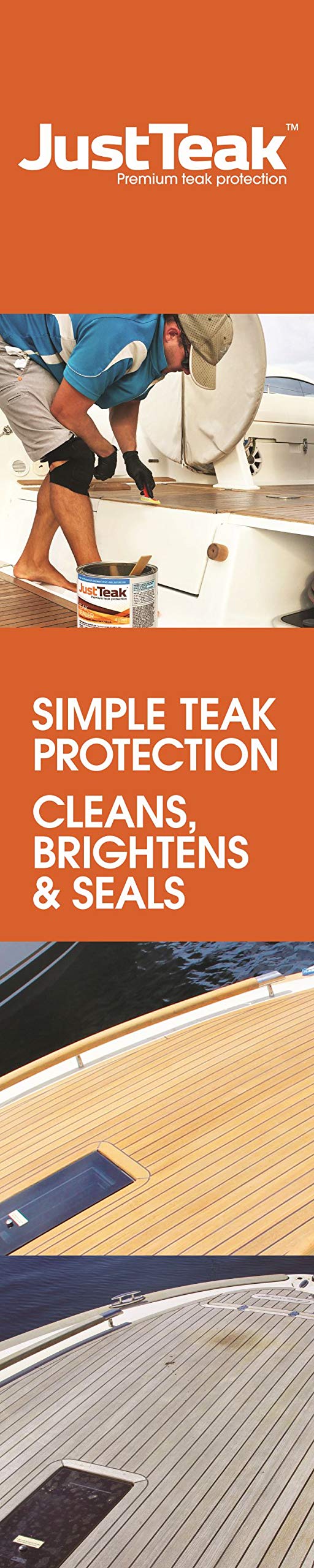 Teak Sealer Restoration Kit - 3 Easy-to-Use Products with Accessories to Restore, Protect & Beautify Outdoor Teak Furniture | Choose from 2 Natural Shades | Perfect for Patio, Deck & Garden Furniture Maintenance