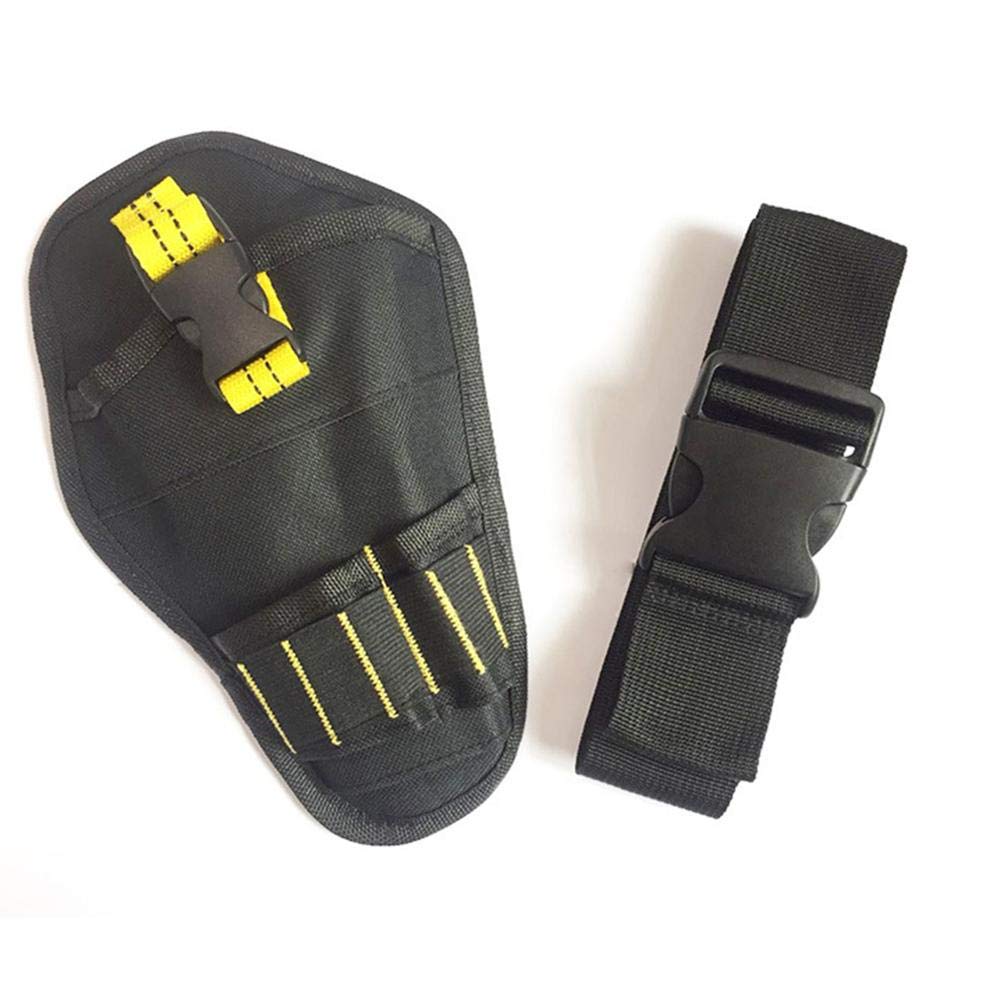 Heavy Duty Electrician Tool Belt with Drill Holster - Portable Waist Pouch for Cordless Drill Storage, Bit Holder & Accessories - Ideal for Electricians, Carpenters & DIY Projects