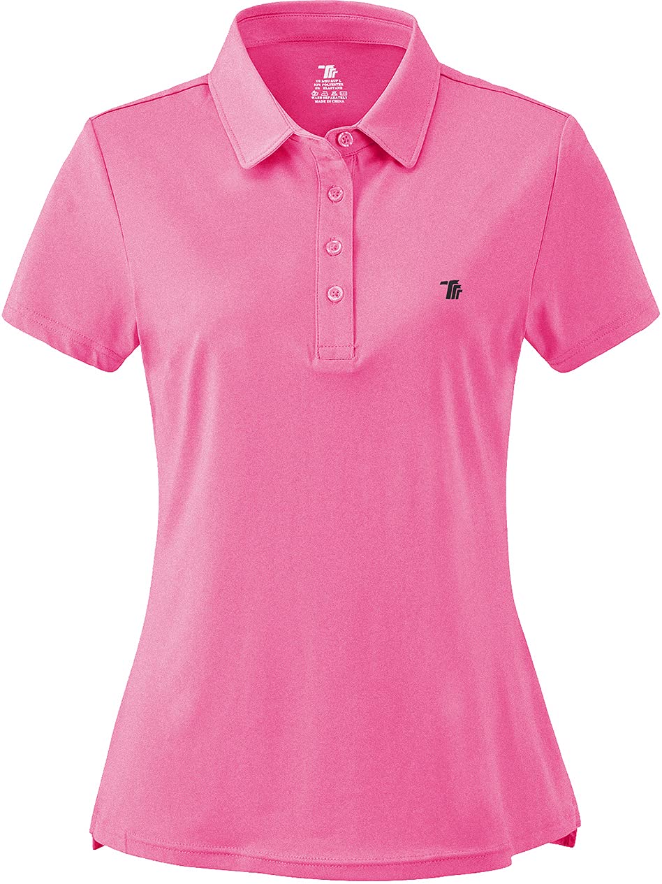 Women's Moisture Wicking Golf Polo Shirts - Breathable Short Sleeve Ladies Golf Tops for Summer - Perfect for Golf Course, Driving Range & Casual Wear