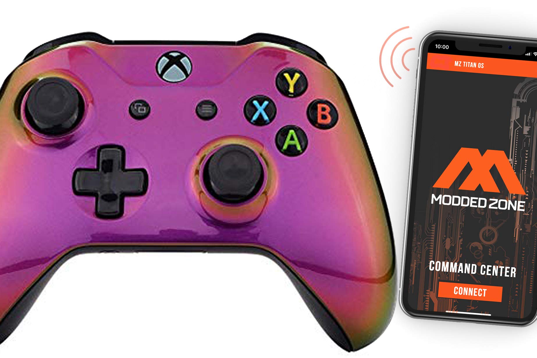 Smart Rapid Fire Custom Modded Controller for Xbox One S - Wireless FPS Gaming with Mobile App Control | Perfect for Call of Duty, Fortnite & Competitive Play