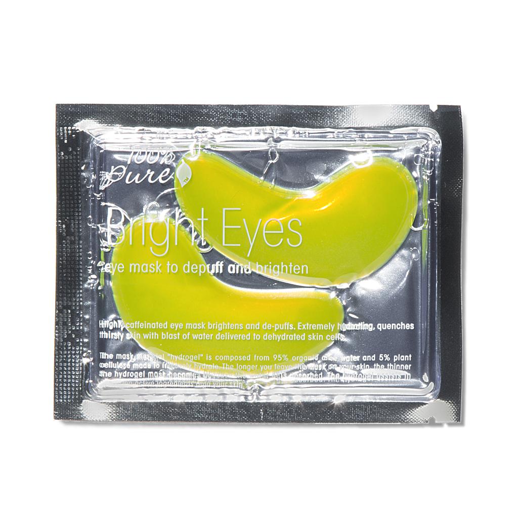 Bright Eyes Mask - Cooling & Hydrating Under Eye Patches for Dark Circles & Puffiness Relief - Perfect for Travel, Work & Nighttime Skincare Routine