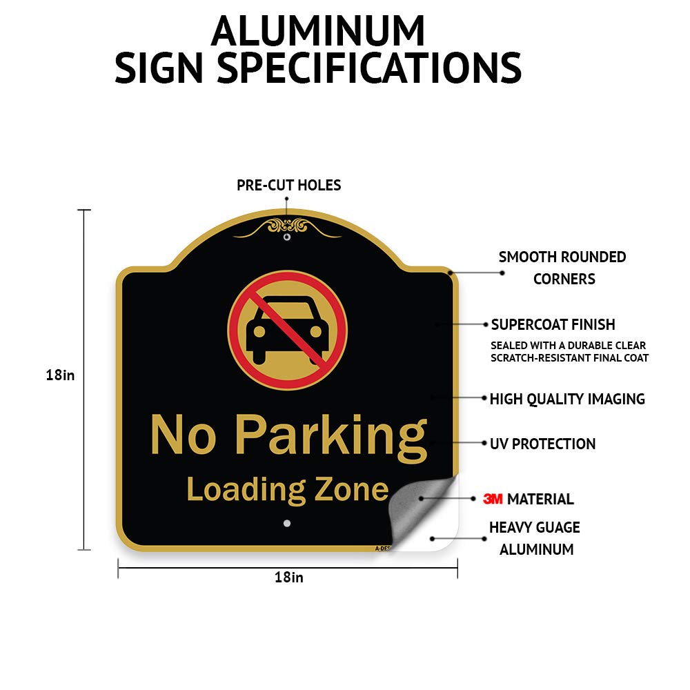 SignMission Designer Series Security Notice Sign - 18