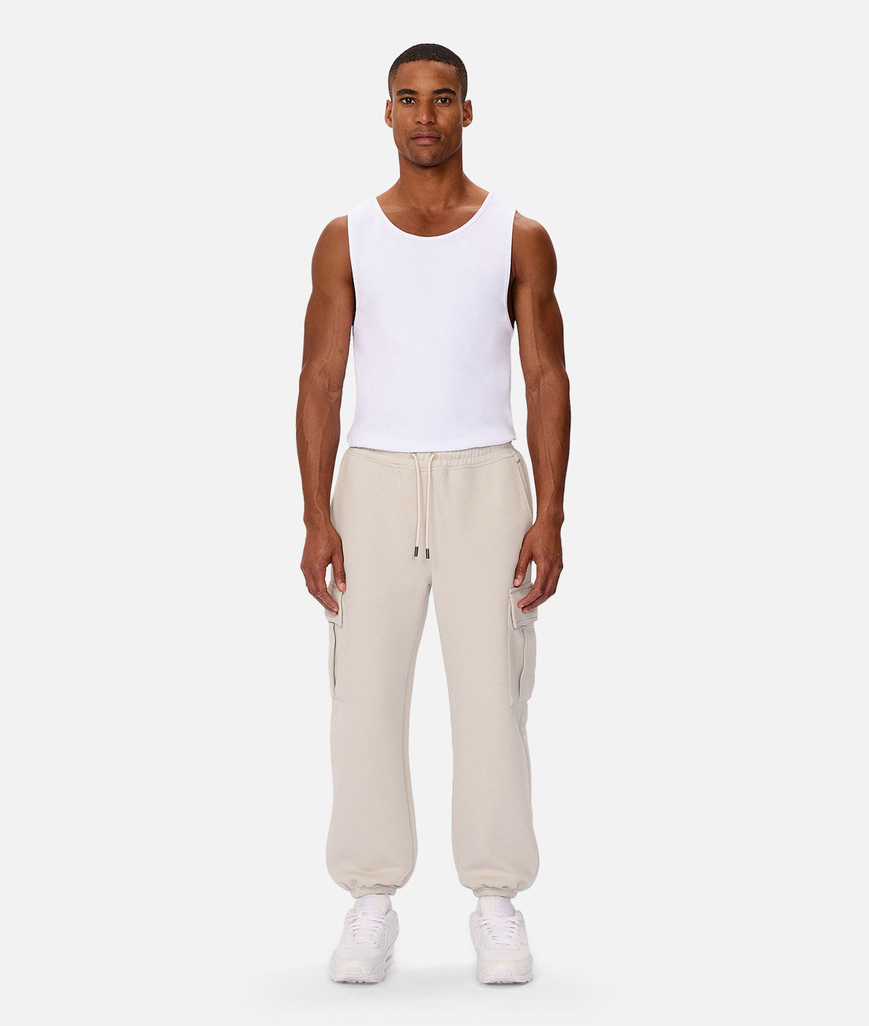 Tech Combat Trackpant - Premium Performance Joggers for Men & Women | Stone Gray | Gym, Running & Casual Wear